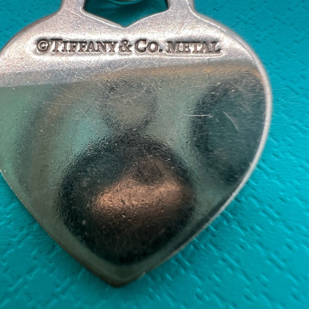 🔴Authentic TIFFANY& CO RUBEDO Metal RTT Heart Charm Tag Link Bracelet 🔴 - Picture 5 of 10